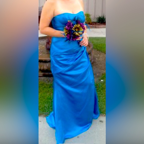 Sorella Vita formal dress. Size 10. Peacock blue(teal) - Picture 1 of 2